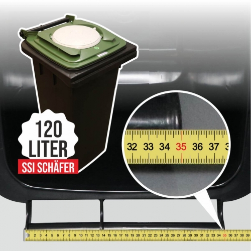 Madendeckel / Biofilterdeckel für 120l SSI Schäfertonnen in grün